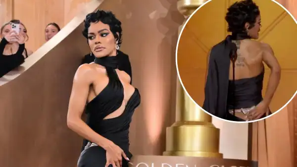 Teyana Taylor Shows Off Diamond Thong During 2026 Golden Globes Speech GettyImages-2255248595