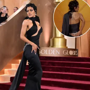 Teyana Taylor Shows Off Diamond Thong During 2026 Golden Globes Speech GettyImages-2255248595