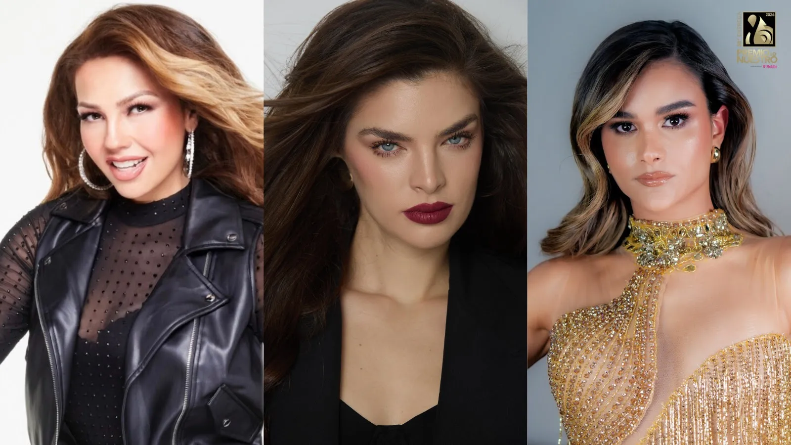Thalía regresa como anfitriona de Premio Lo Nuestro 2026 junto a Nadia Ferreira y Clarissa Molina.