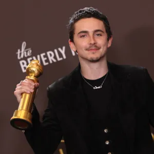 Timothee Chalamet Golden Globes Winners
