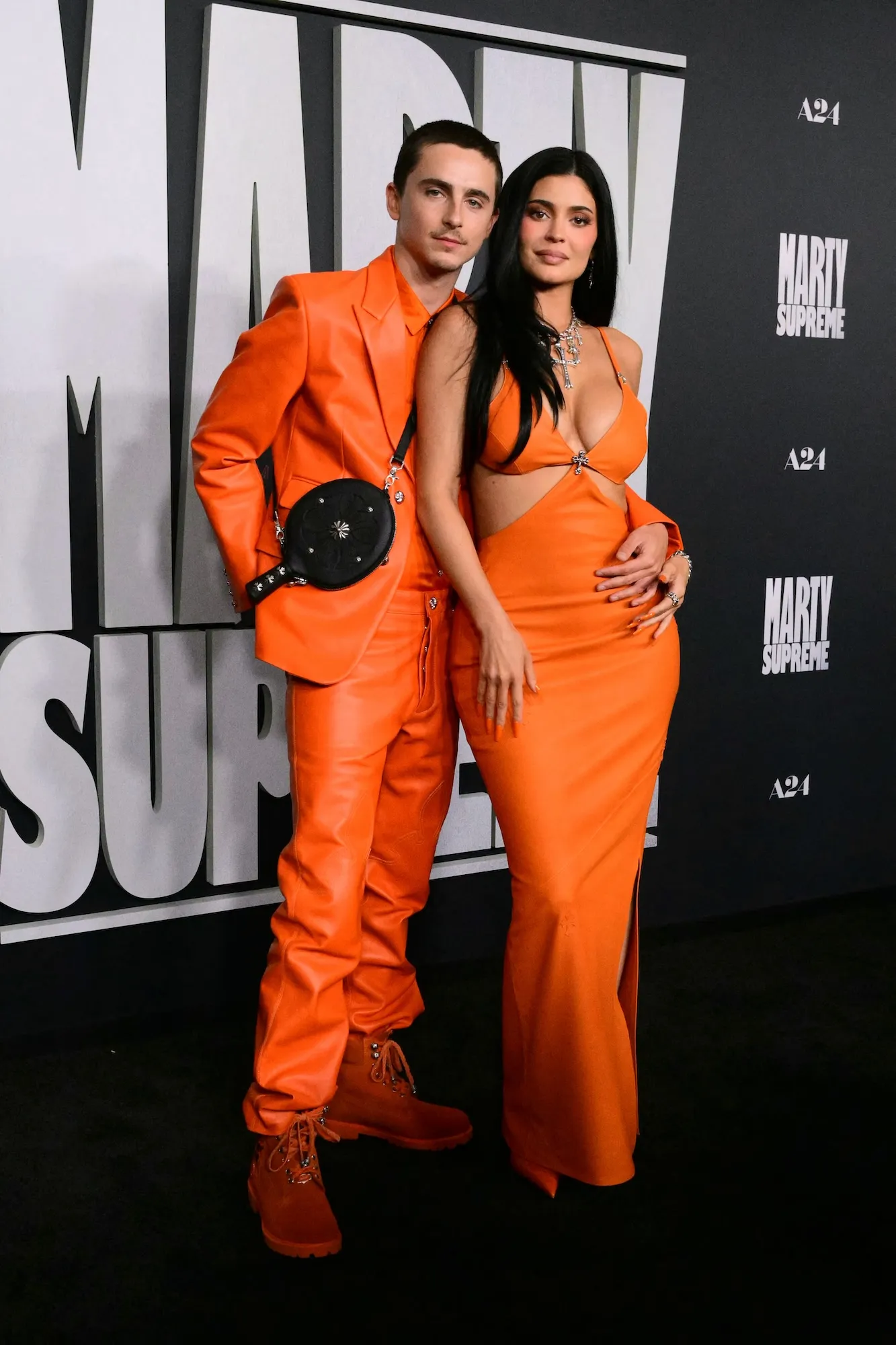 Timothee Chalamet Hints at More Coordinating Outfits With GF Kylie Jenner GettyImages-2250187569