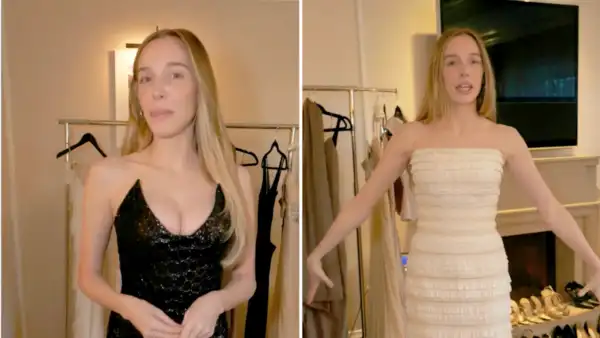 Alex Cooper Asks Fans for Help Choosing Her Golden Globes Dress