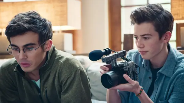 Tyler Alvarez and Griffin Gluck in American Vandal
