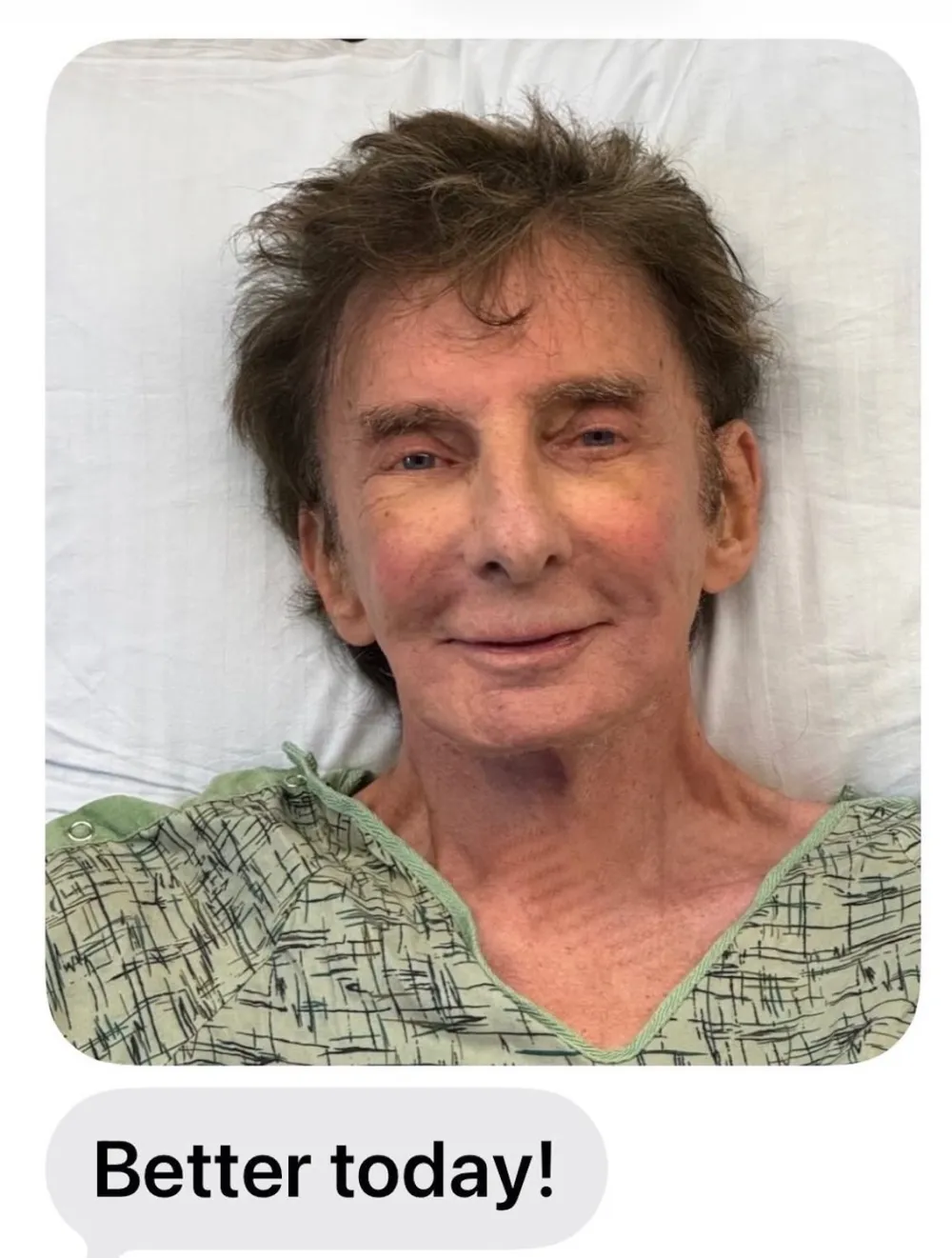 barry manilow health update