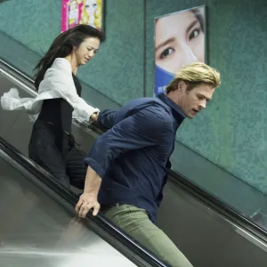 Tang Wei and Chris Hemsworth in Blackhat