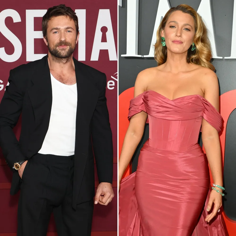 Brandon Sklenar Smiles While Dodging Question About Blake Lively Texts