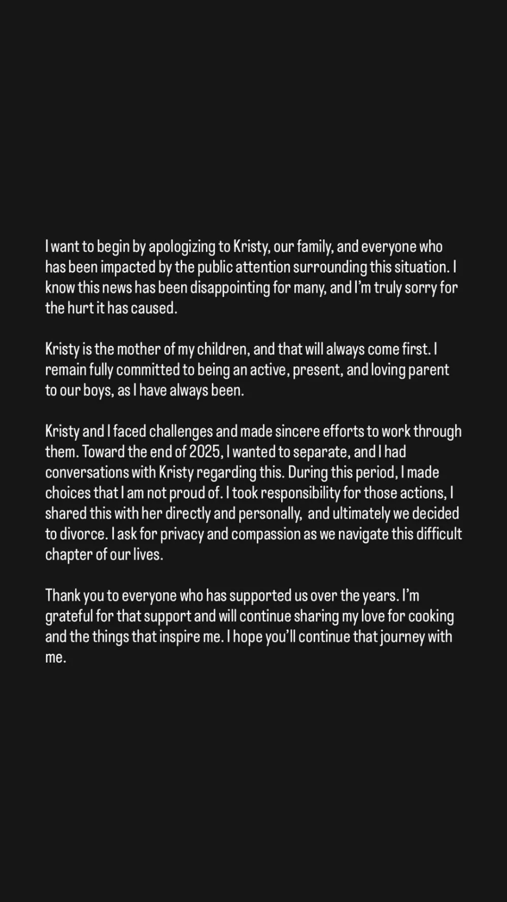 desmond scott addresses divorce from kristy