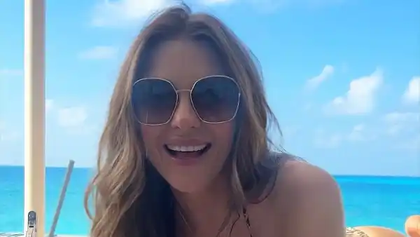 Elizabeth Hurley Stuns in String Bikini and Shares Steamy Bath Pics