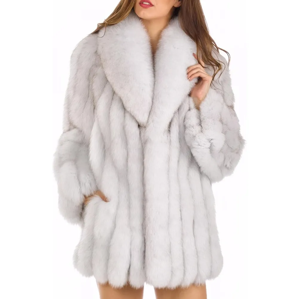 Tngan Faux Fur Parka Coat