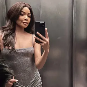Gabrielle Union Goes Braless Underneath a Crystal Dress on New Year’s Eve