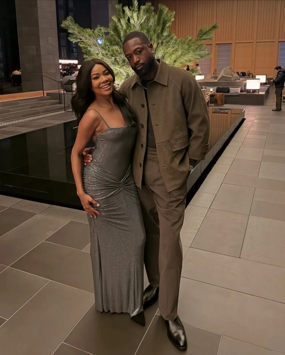 Gabrielle Union Goes Braless Underneath a Crystal Dress on New Year&rsquo;s Eve