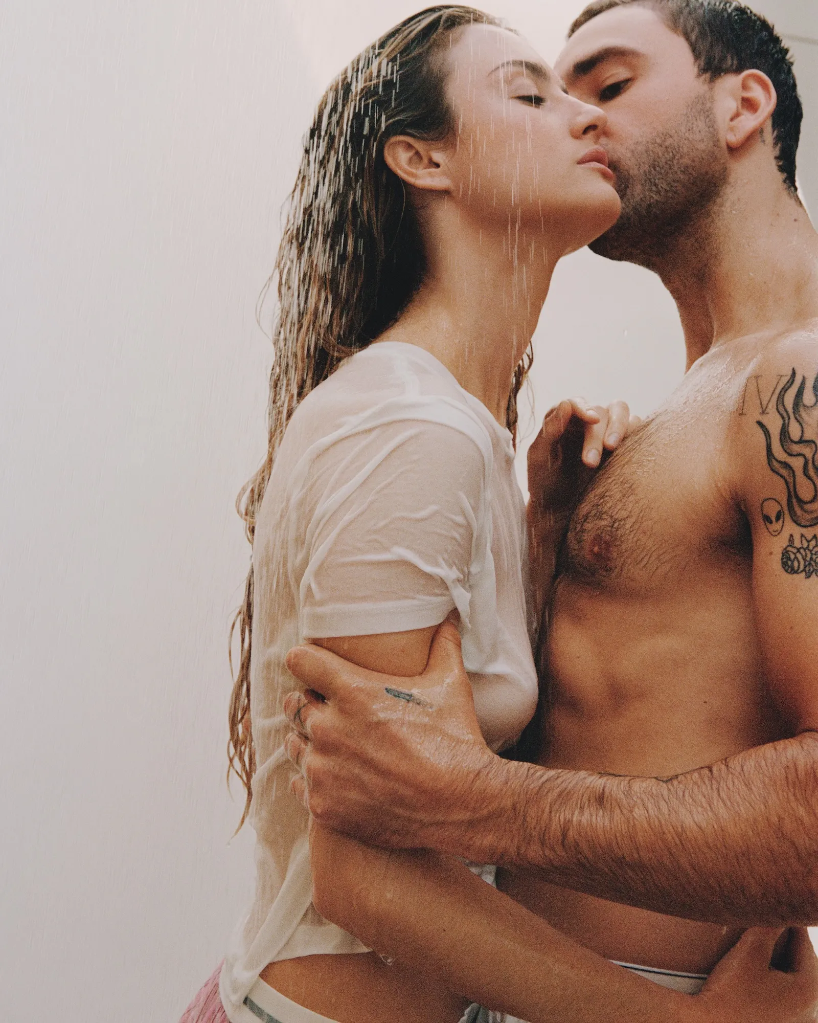 Grace Van Patten and Jackson White Strip Down to Underwear — and go Topless — in Sexy Calvin Klein Ad