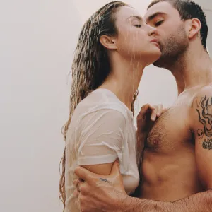 Grace Van Patten and Jackson White Strip Down to Underwear — and go Topless — in Sexy Calvin Klein Ad