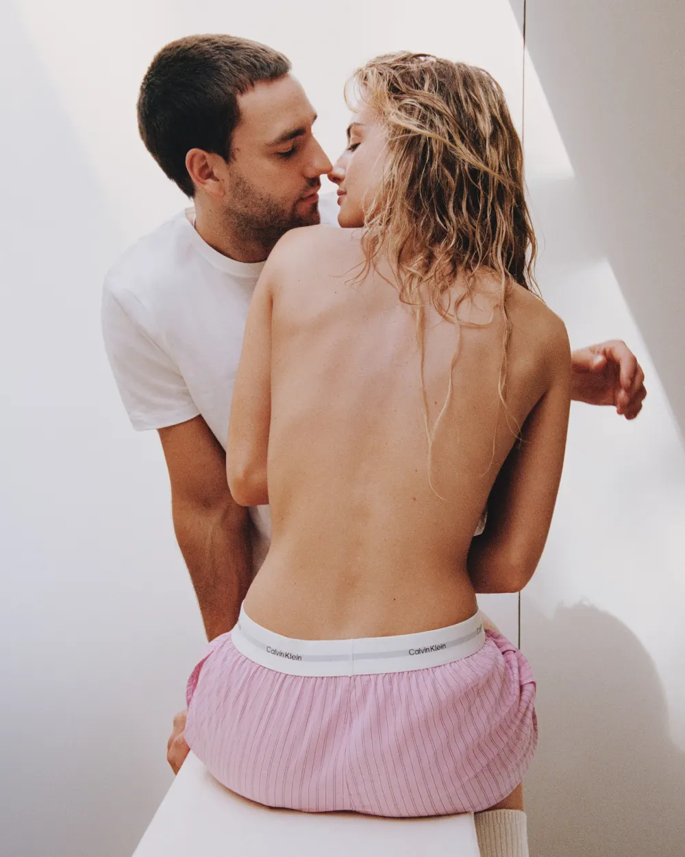 Grace Van Patten and Jackson White Strip Down to Underwear &mdash; and go Topless &mdash; in Sexy Calvin Klein Ad