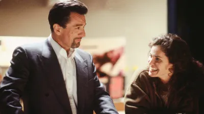 Robert De Niro and Amy Brenneman in Heat