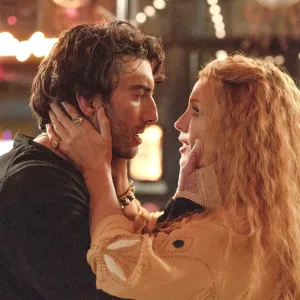 Justin Baldoni and Blake Lively in It Ends with Us