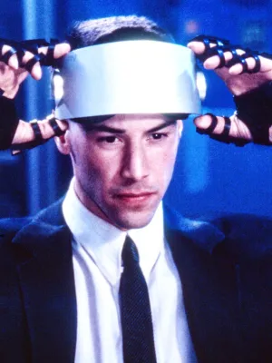 Keanu Reeves in Johnny Mnemonic