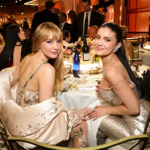 Kylie Jenner Asks Jennifer Lawrence About Her Babies at Golden Globes