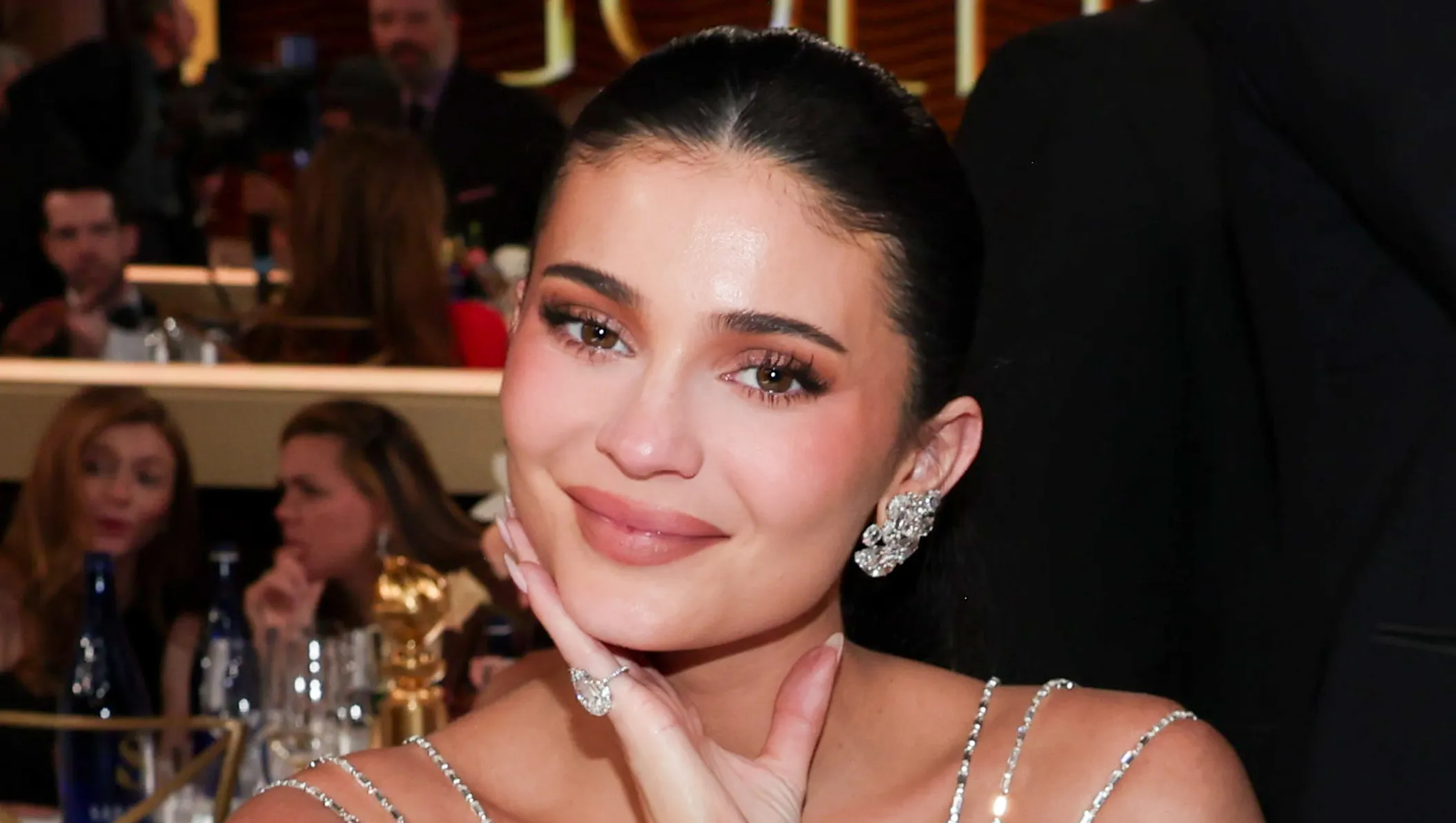 Kylie Jenner at the 83rd Annual Golden Globes held at The Beverly Hilton on January 11, 2026 in Beverly Hills, California. (Photo by Christopher Polk/2026GG/Penske Media via Getty Images)