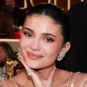Kylie Jenner at the 83rd Annual Golden Globes held at The Beverly Hilton on January 11, 2026 in Beverly Hills, California. (Photo by Christopher Polk/2026GG/Penske Media via Getty Images)