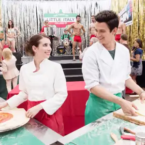 Emma Roberts and Hayden Christensen in Little Italy