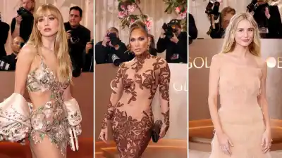 The Hottest Naked Dresses at the 2026 Golden Globes: Jennifer Lawrence, Jennifer Lopez and More