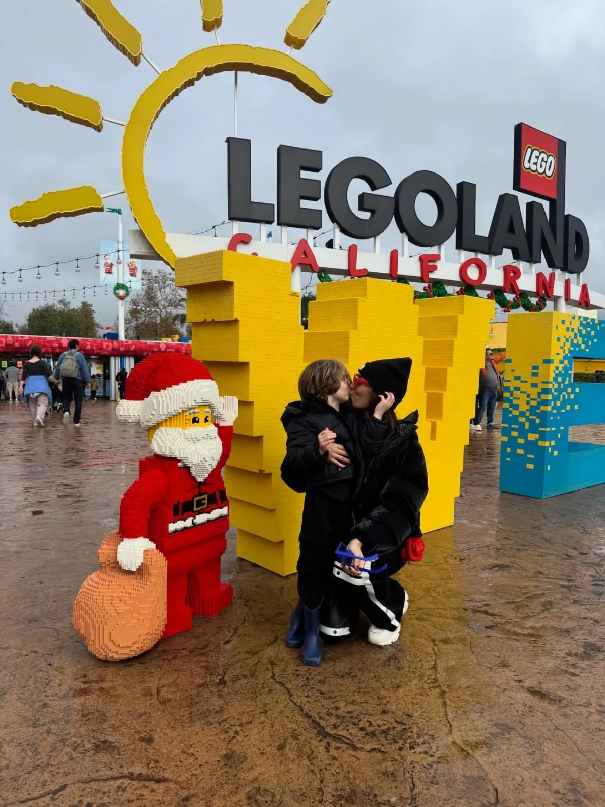 Nikki Garcia Defends Kissing Her 5 Year Old Son on the Lips at Theme Park