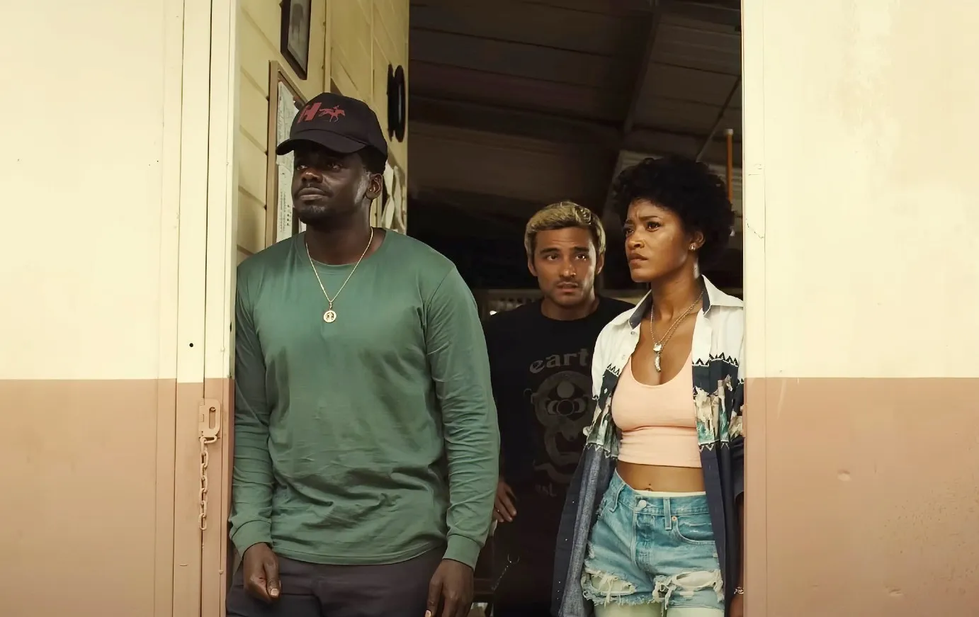 Daniel Kaluuya, Brandon Perea and Keke Palmer in Nope