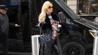 NEW YORK, NY - JANUARY 07: Paris Hilton is seen on January 07, 2026 in New York City. (Photo by DAMEBK/Bauer-Griffin/GC Images)