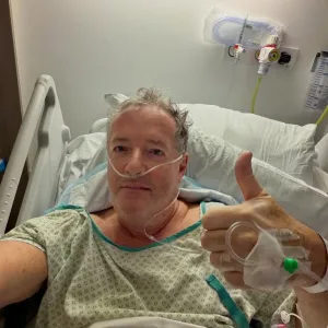 piers morgan hospitalized