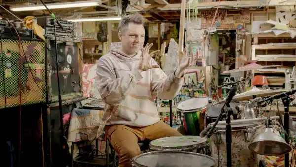 An artist in Secret Mall Apartment