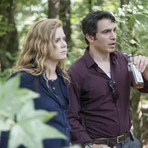 Amy Adams and Chris Messina in Sharp Objects