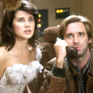 Daphne Zuniga and Bill Pullman in Spaceballs