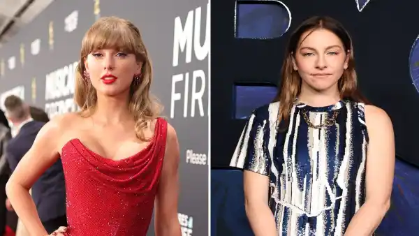 Taylor Swift Sparkles and Shines in Gold Dress at Este Haims New Years Eve Wedding 1937015412