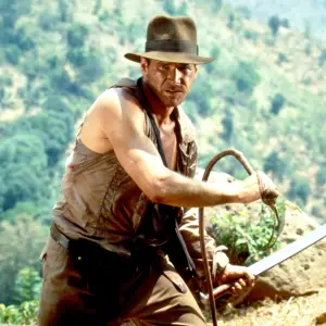 Harrison Ford in Indiana Jones and the Temple of Doom
