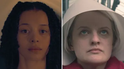 Chase Infiniti Didn't Meet Elisabeth Moss While Filming Handmaid's Tale Spinoff
