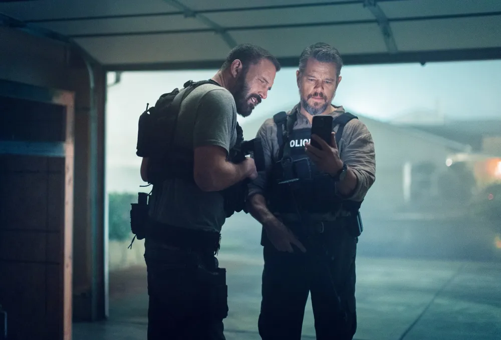 Ben Affleck and Matt Damon in The Rip