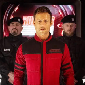 Glen Powell in The Running Man