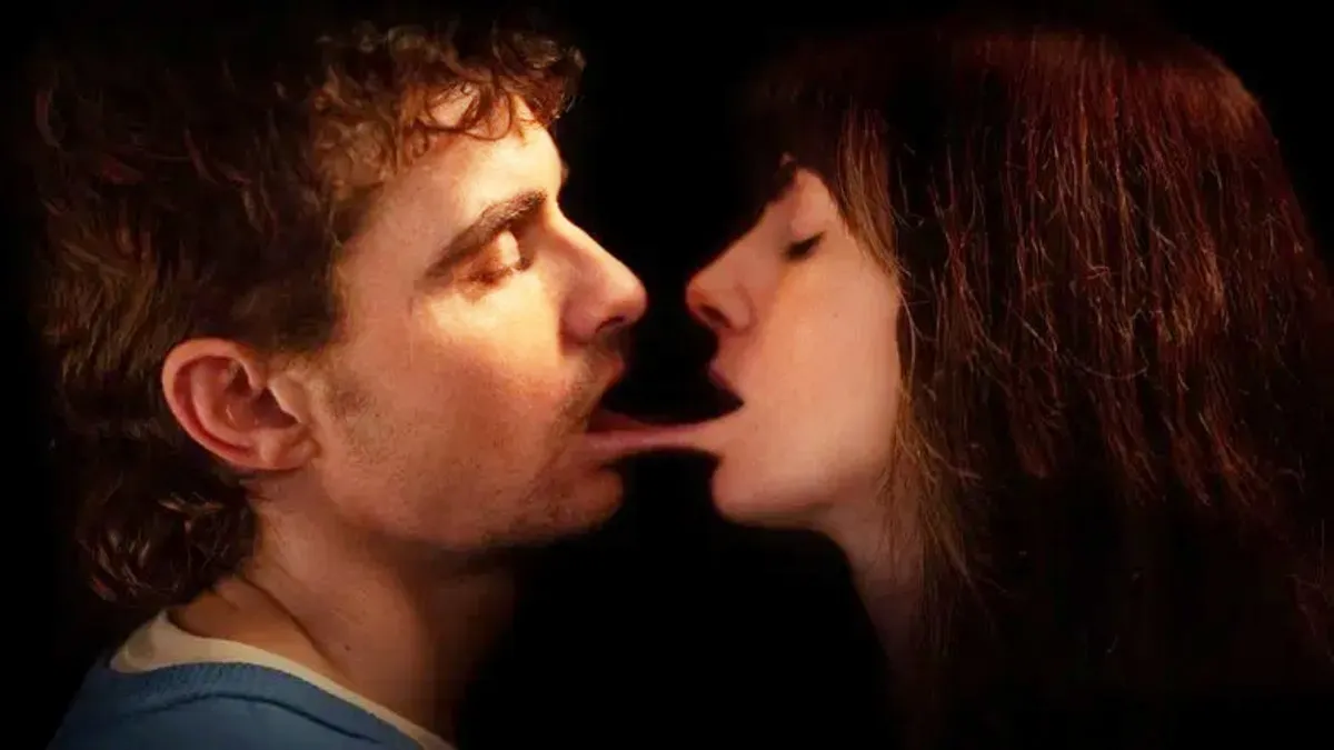 Dave Franco and Alison Brie in Toegther's movie poster