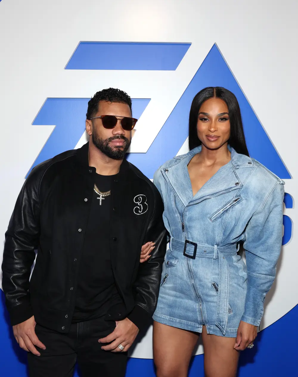 SAN FRANCISCO, CALIFORNIA - FEBRUARY 06: (L-R) Russell Wilson and Ciara attend Madden Bowl presented by SUPER BOWL EA SPORTS&trade; at Super Bowl LX on February 06, 2026 in San Francisco, California. (Photo by Jesse Grant/Getty Images for EA Sports)