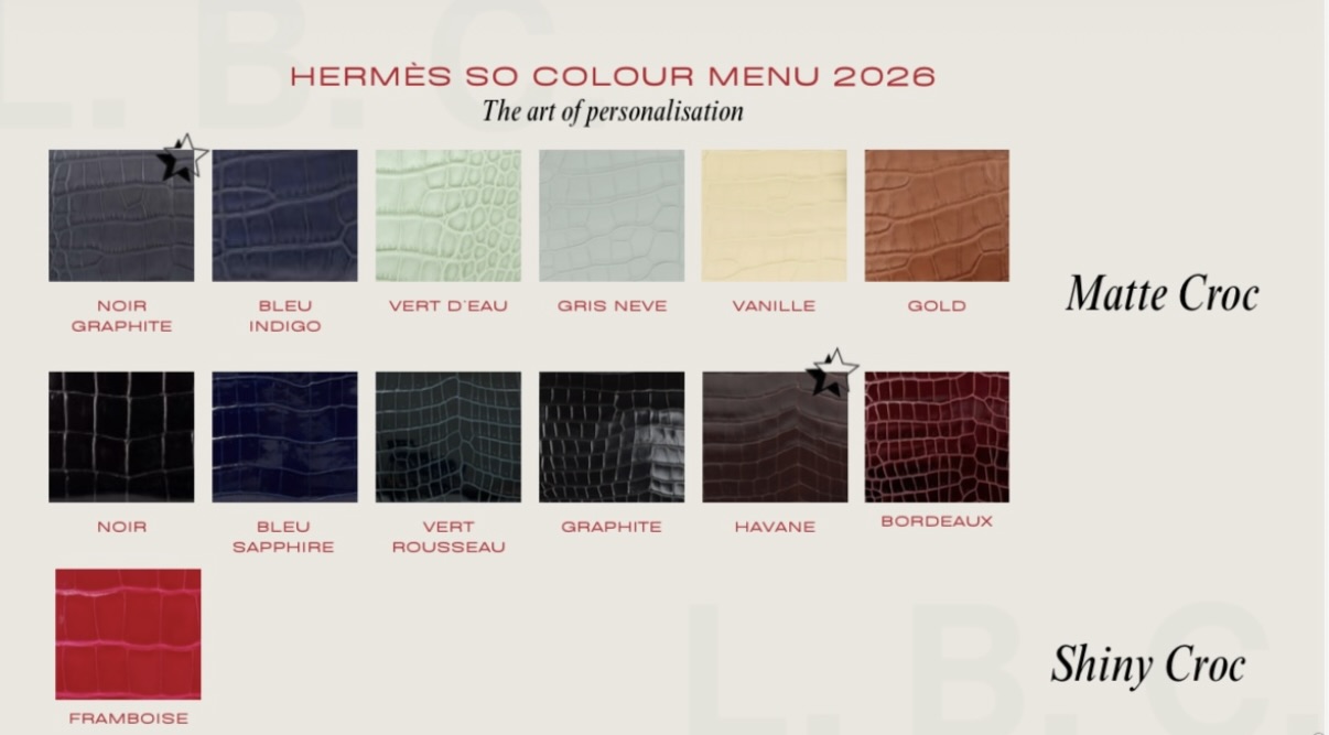 Hermès 2026 Special Order Guide