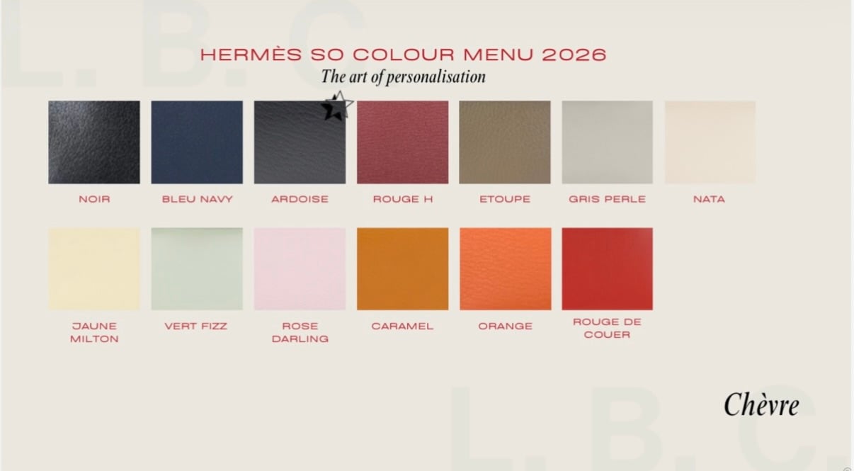 Hermès 2026 Special Order Guide