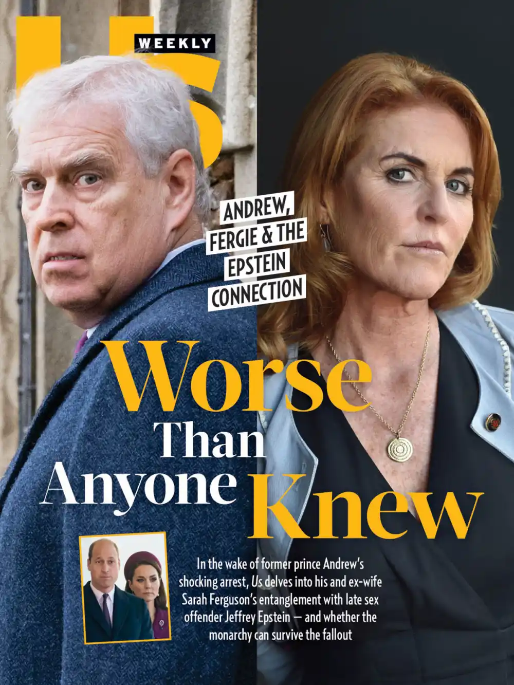 Andrew Mountbatten Windsor and Sarah Ferguson 2610 Luxury Handbag Shopping Cover No Chip