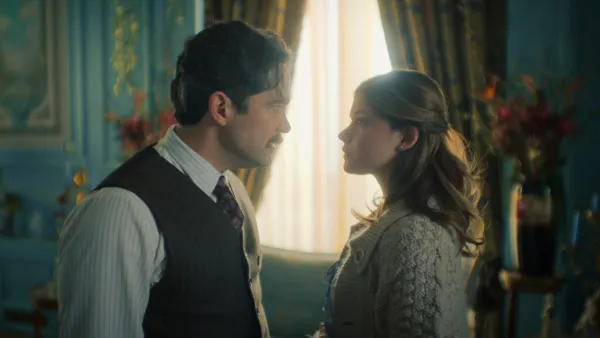 Poncho Herrera y Nicole Wallace