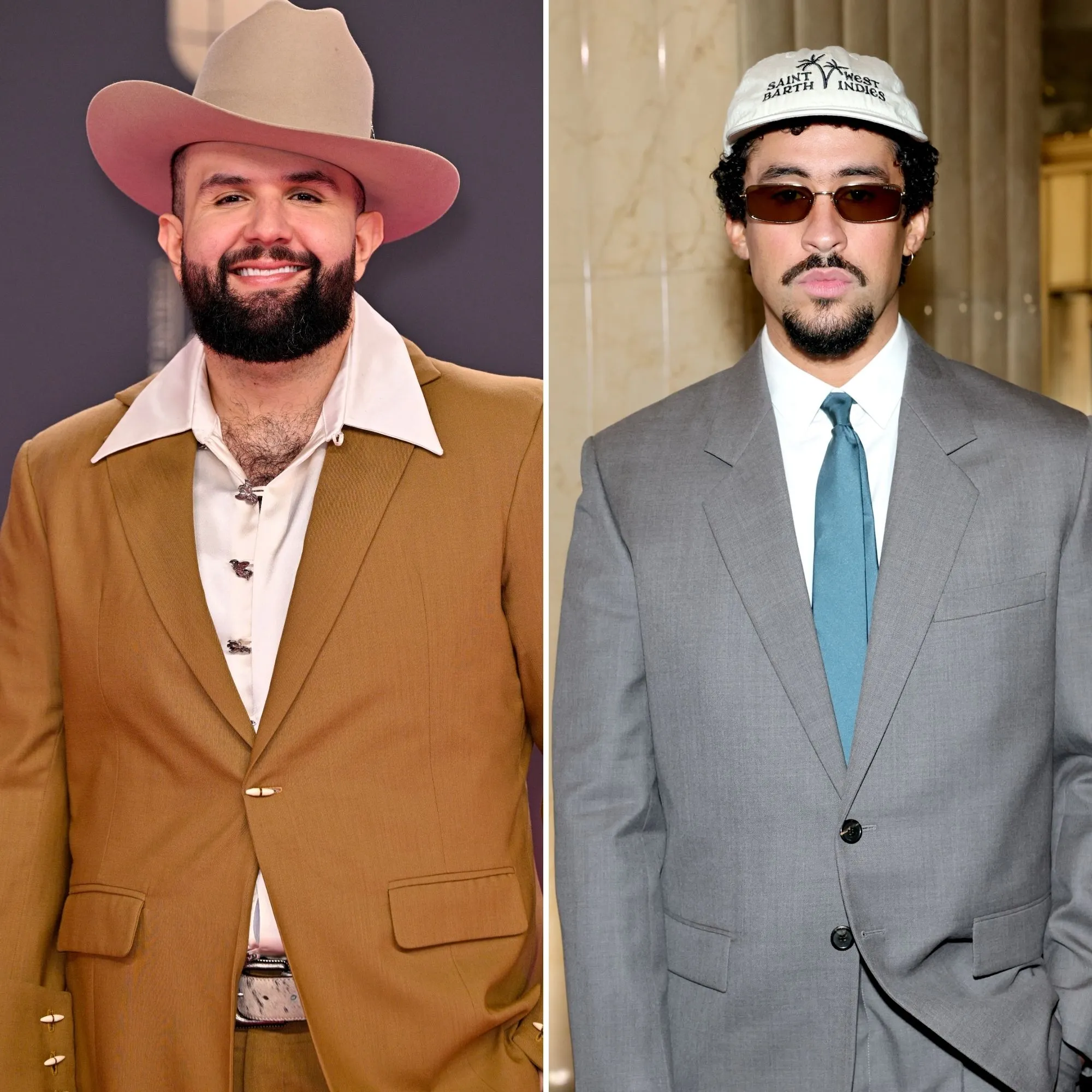 Carín León y Bad Bunny.