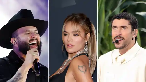 Carín León, Karol G y Bad Bunny