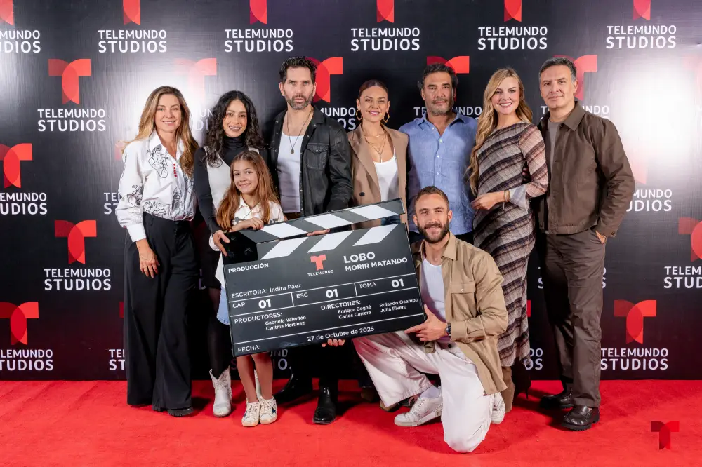 Elenco de la serie 'Lobo, Morir Matando', de Telemundo.