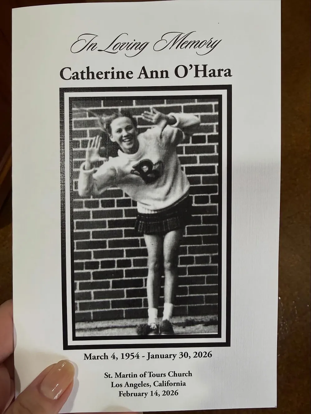 Catherine O Hara Remembered By Friends at Funeral Service