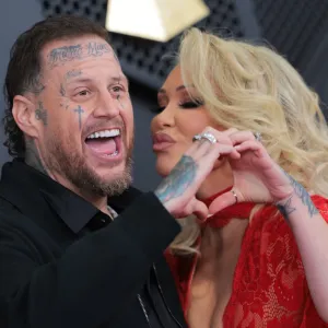 Celebrities Pack on PDA at Grammy Awards Over the Years Jelly Roll and Bunnie XO