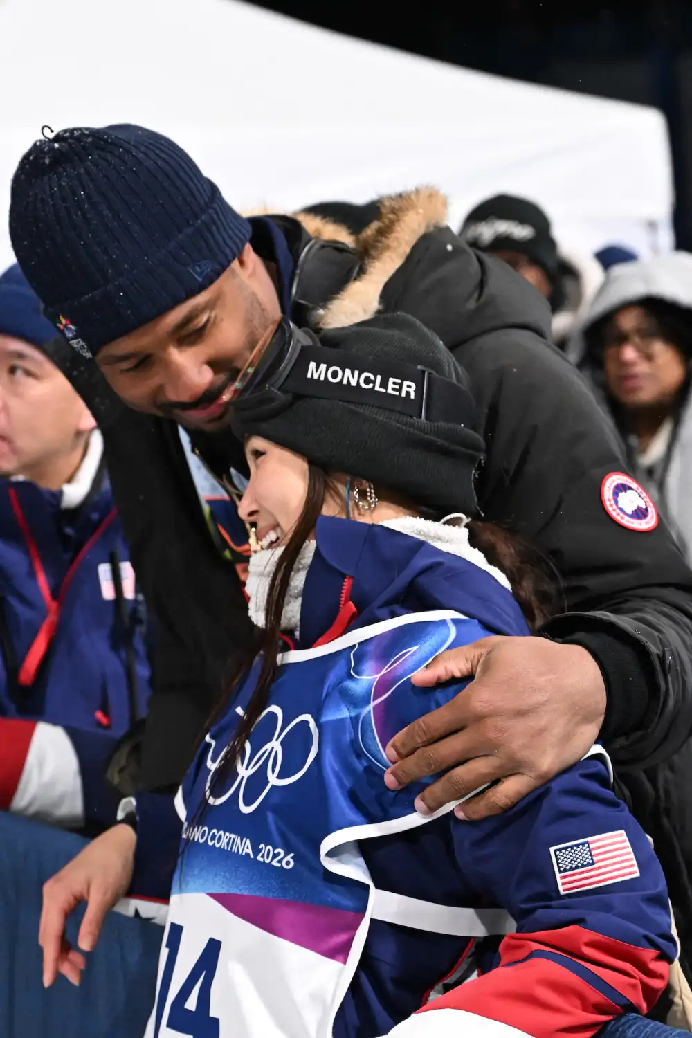 Chloe-Kim-and-Myles-Garrett-Olympics-GettyImages-2260791782
